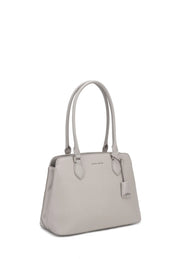 Nour Shoulder Bag dark taupe angle 05