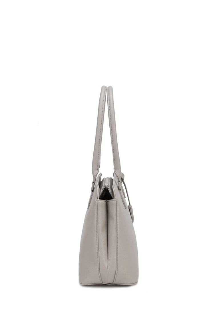 Nour Shoulder Bag dark taupe angle 06